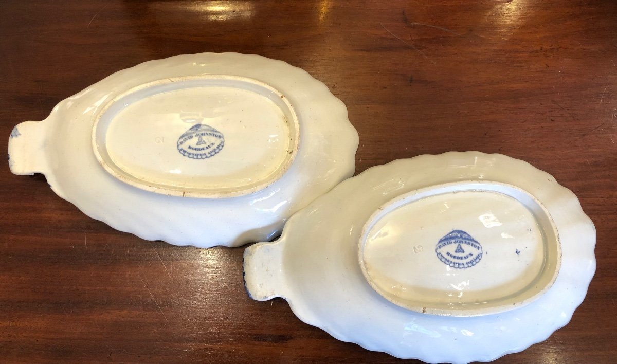 Pair Of Raviers, Bordeaux Earthenware, David Johnson, 19th Century-photo-4