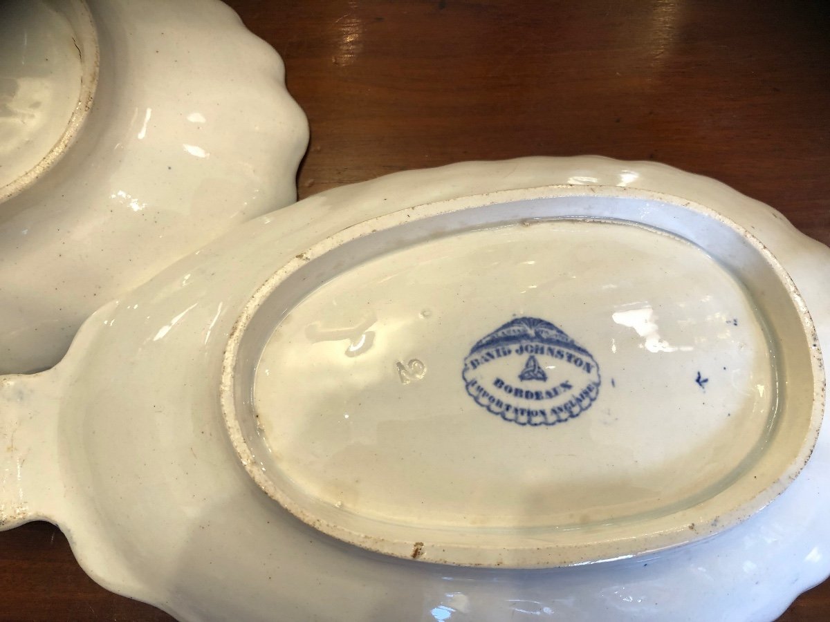 Pair Of Raviers, Bordeaux Earthenware, David Johnson, 19th Century-photo-5