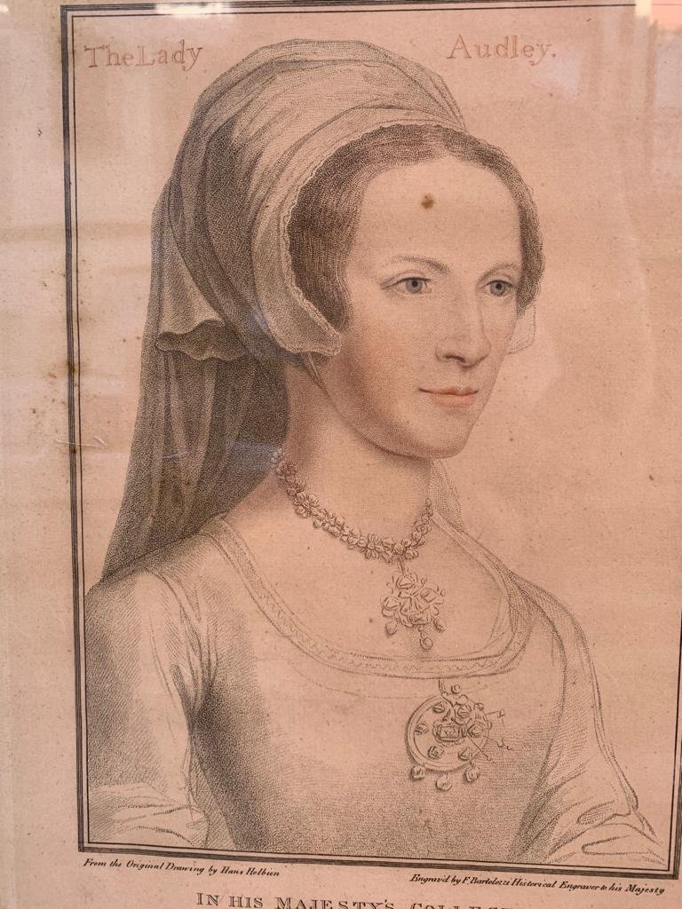 Pair Of Engravings, Portraits, After Holbein, XIXth Century-photo-4
