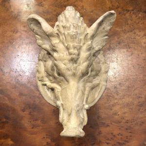 Wild Boar Hure Sculpture, Workshop Plaster, Malide, Circa 1900