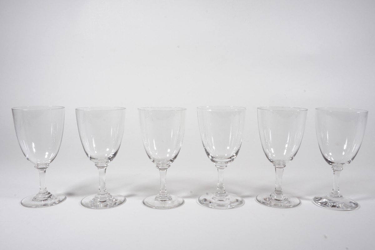 6 Baccarat Crystal Aperitif Glasses-photo-2