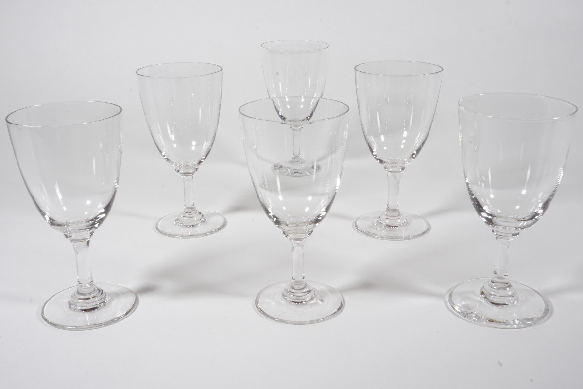 6 Baccarat Crystal Aperitif Glasses-photo-3
