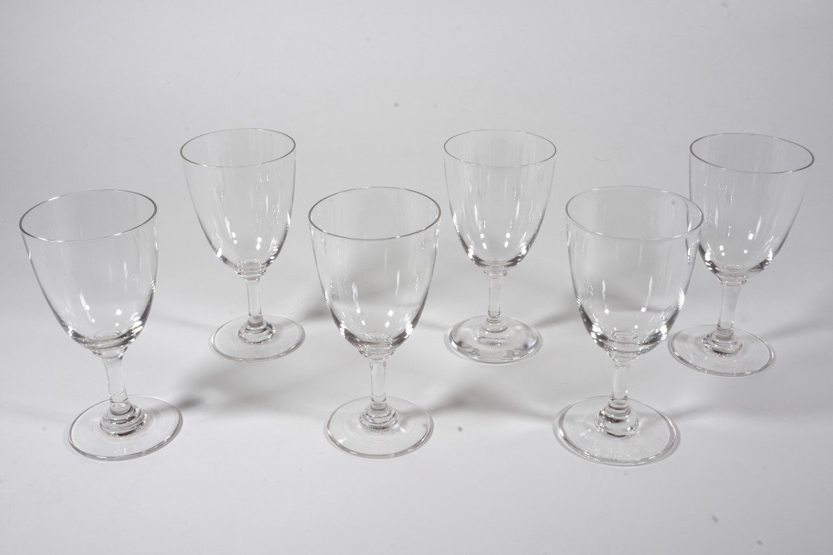 6 Baccarat Crystal Aperitif Glasses-photo-4