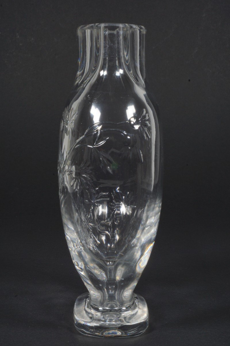 Vase Cristal Baccarat Japonisant-photo-1