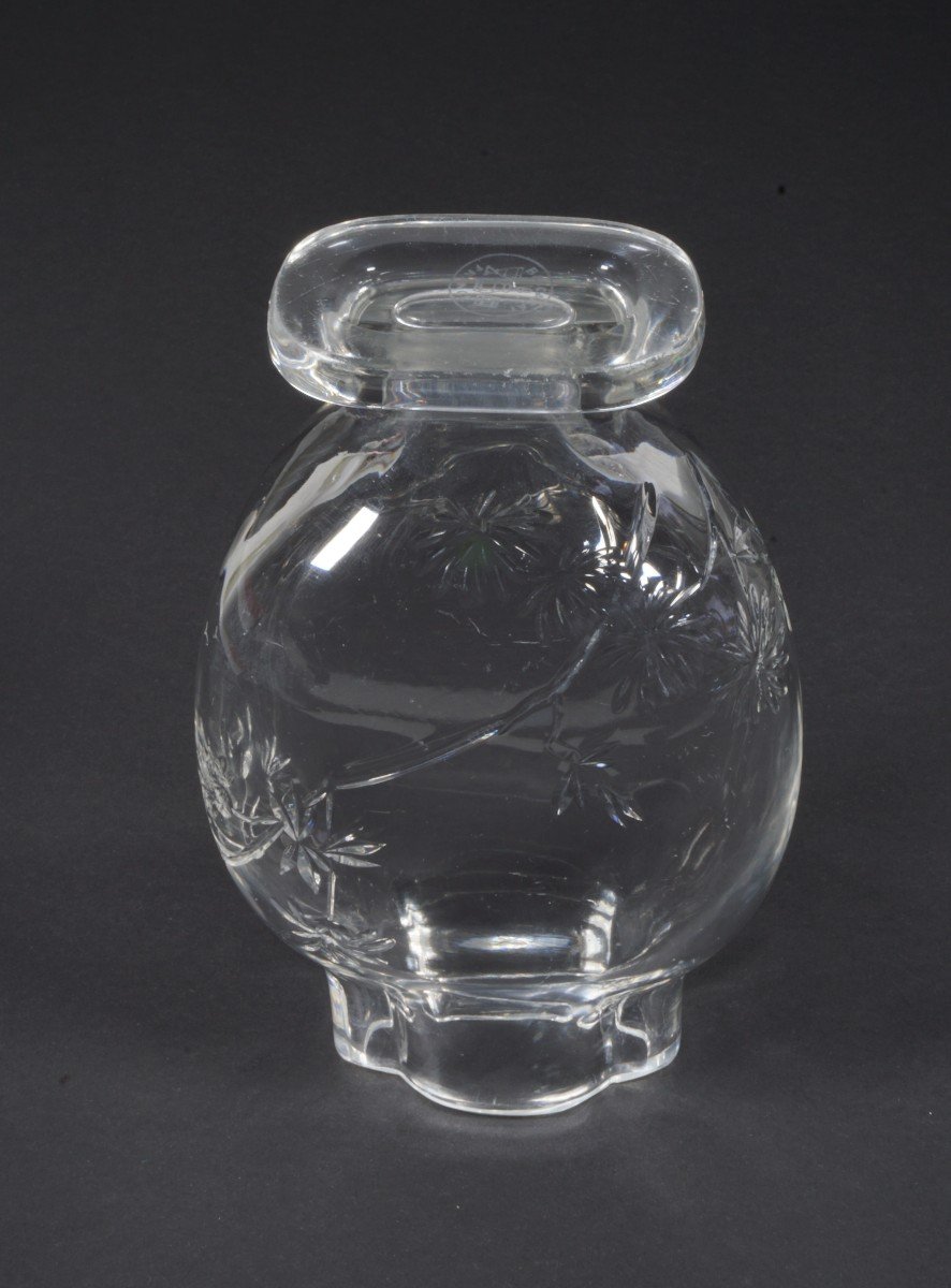 Vase Cristal Baccarat Japonisant-photo-5