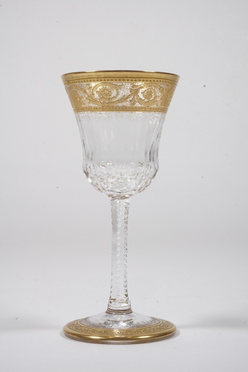 Saint Louis Thistle Crystal Liqueur Glass-photo-3