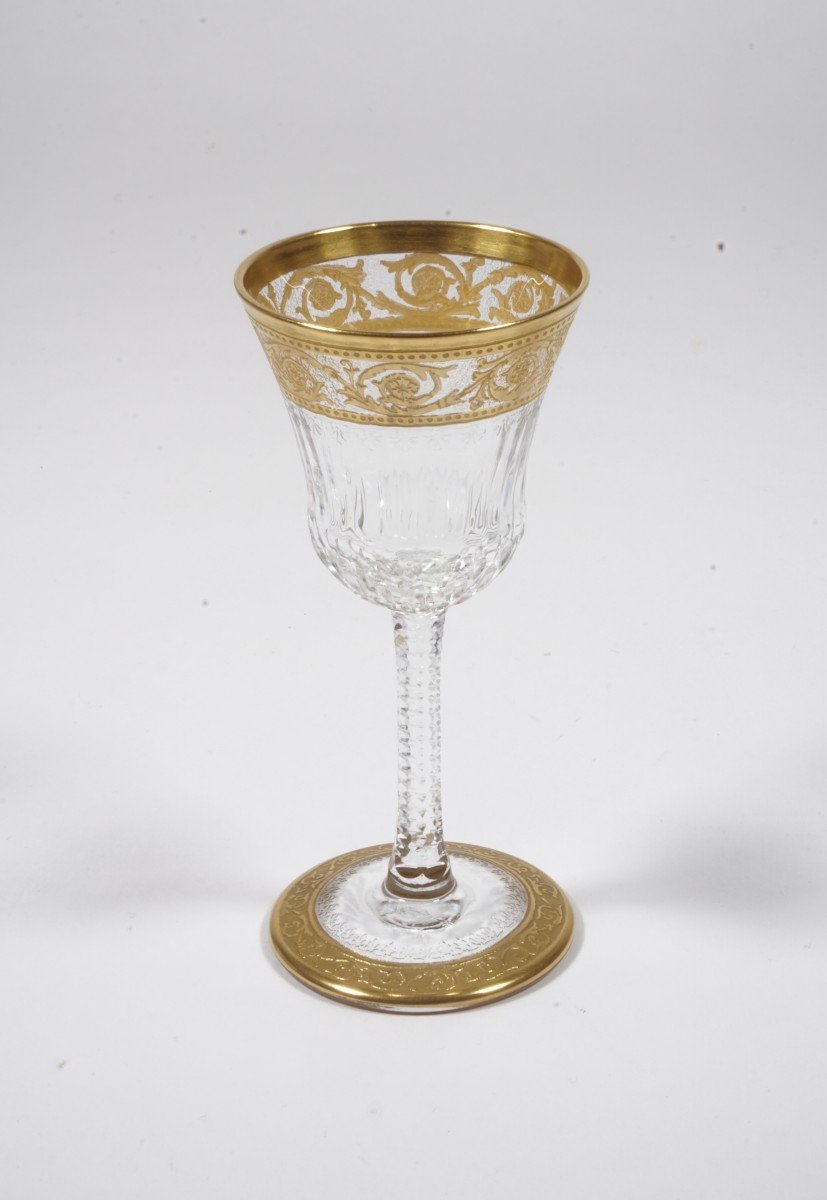 Saint Louis Thistle Crystal Liqueur Glass-photo-1