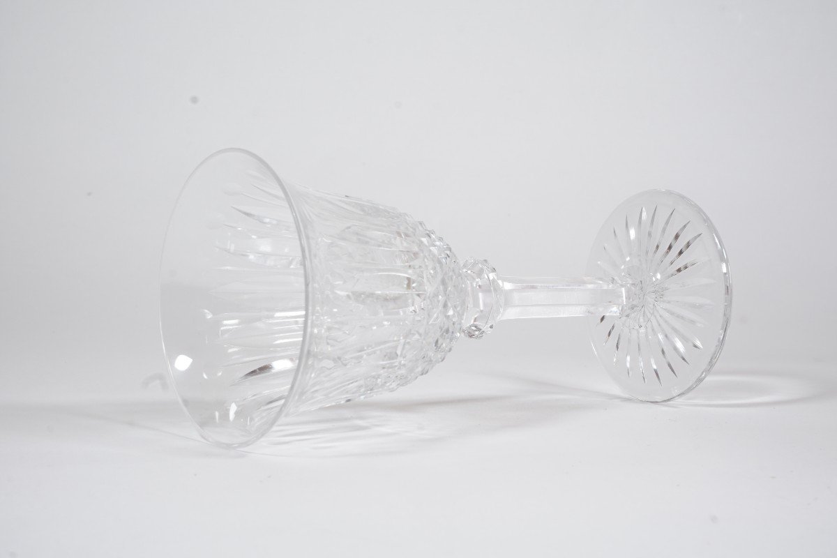 6 verres à vin blanc cristal Saint Louis Tommy-photo-2