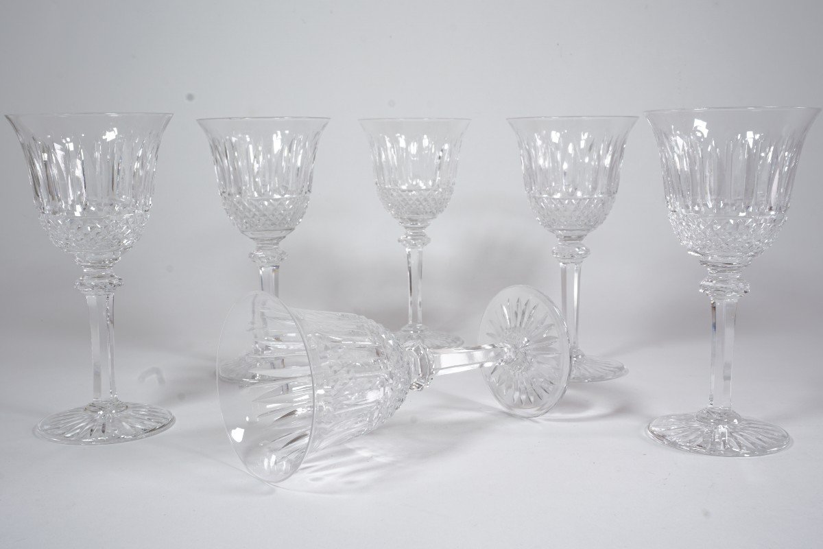 6 verres à vin blanc cristal Saint Louis Tommy-photo-1