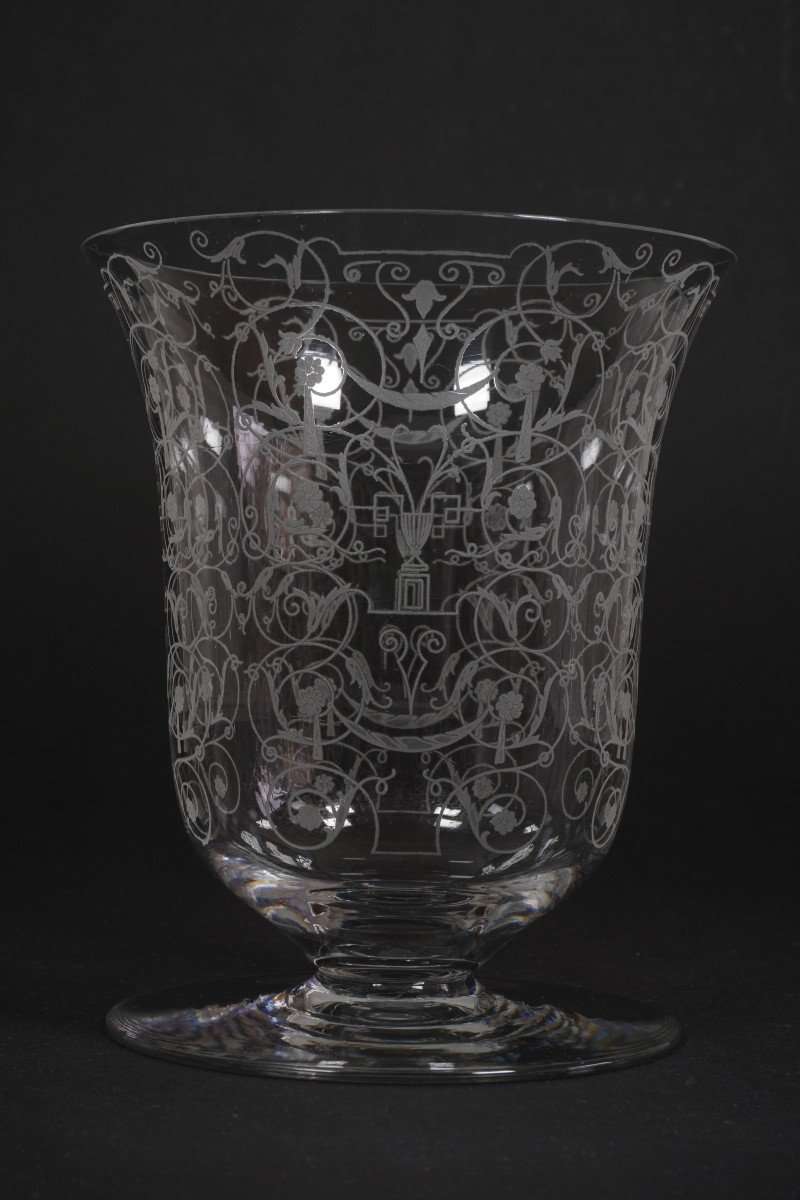 Vase cristal gravé Baccarat Michelangelo-photo-1