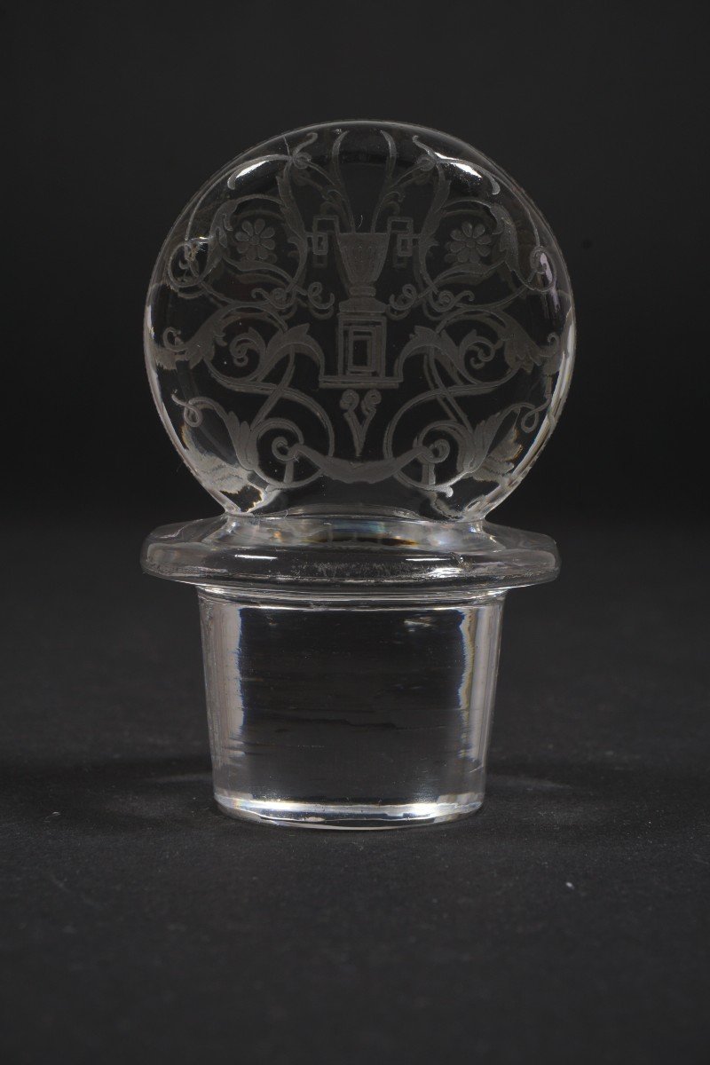 Baccarat Michelangelo Engraved Crystal Carafe-photo-8