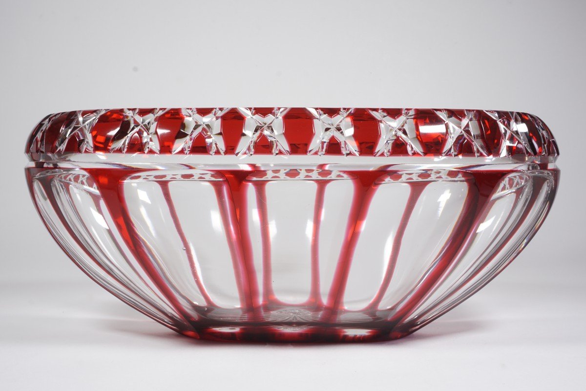 Jardiniere, Coupe Decorative, Vase Cristal Saint Louis-photo-4