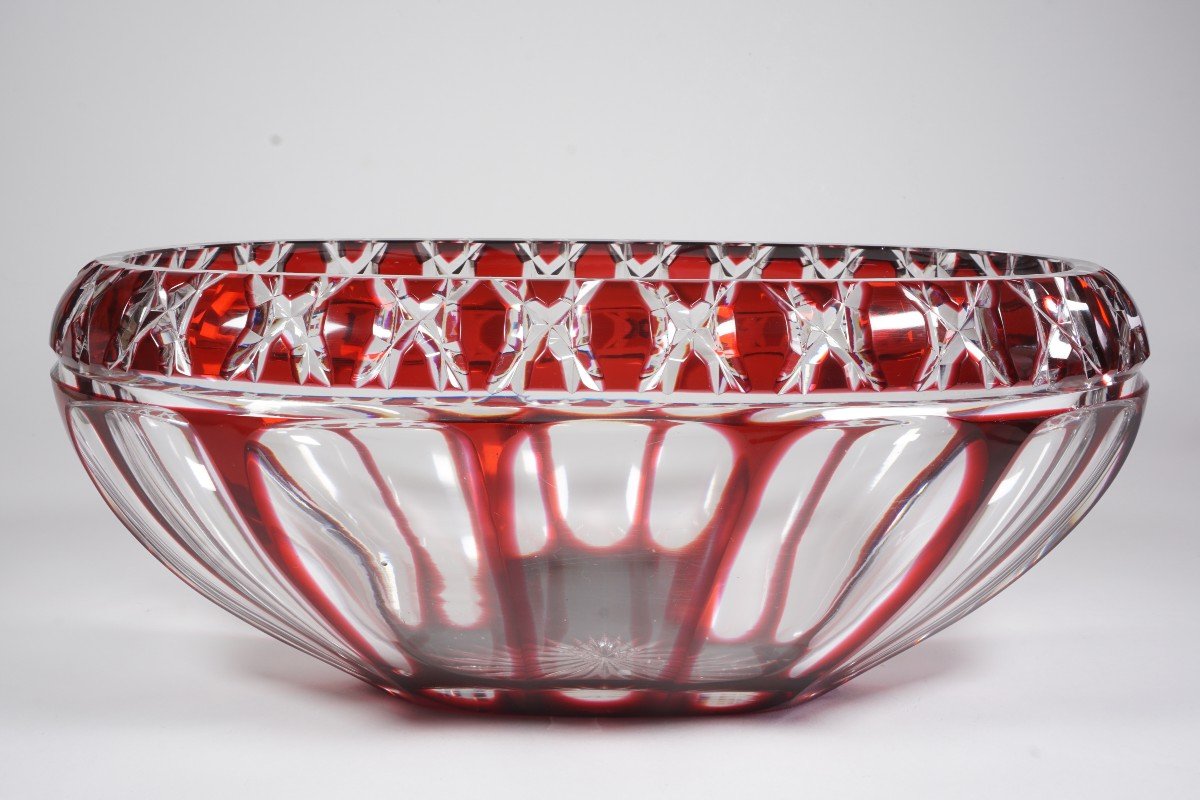 Jardiniere, Coupe Decorative, Vase Cristal Saint Louis-photo-5
