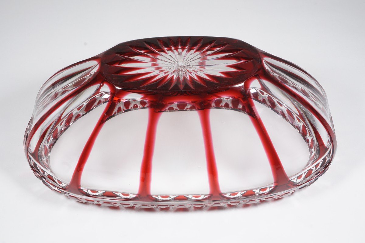 Jardiniere, Coupe Decorative, Vase Cristal Saint Louis-photo-7