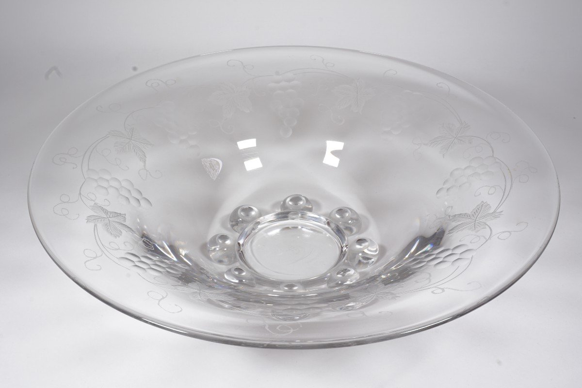 Decorative Bowl, Saint Louis Crystal Fruit Bowl-photo-1