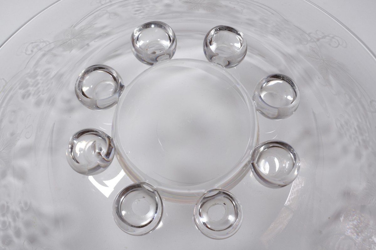 Decorative Bowl, Saint Louis Crystal Fruit Bowl-photo-4