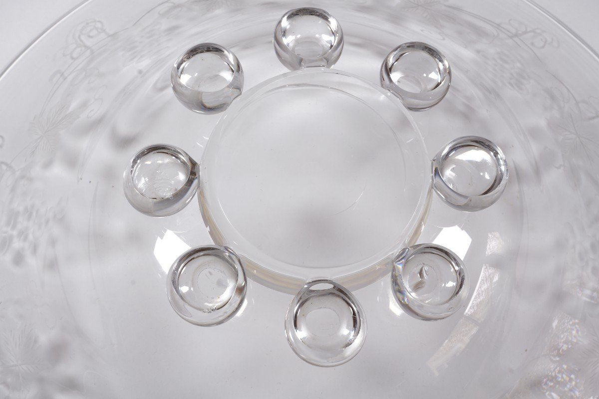 Decorative Bowl, Saint Louis Crystal Fruit Bowl-photo-5