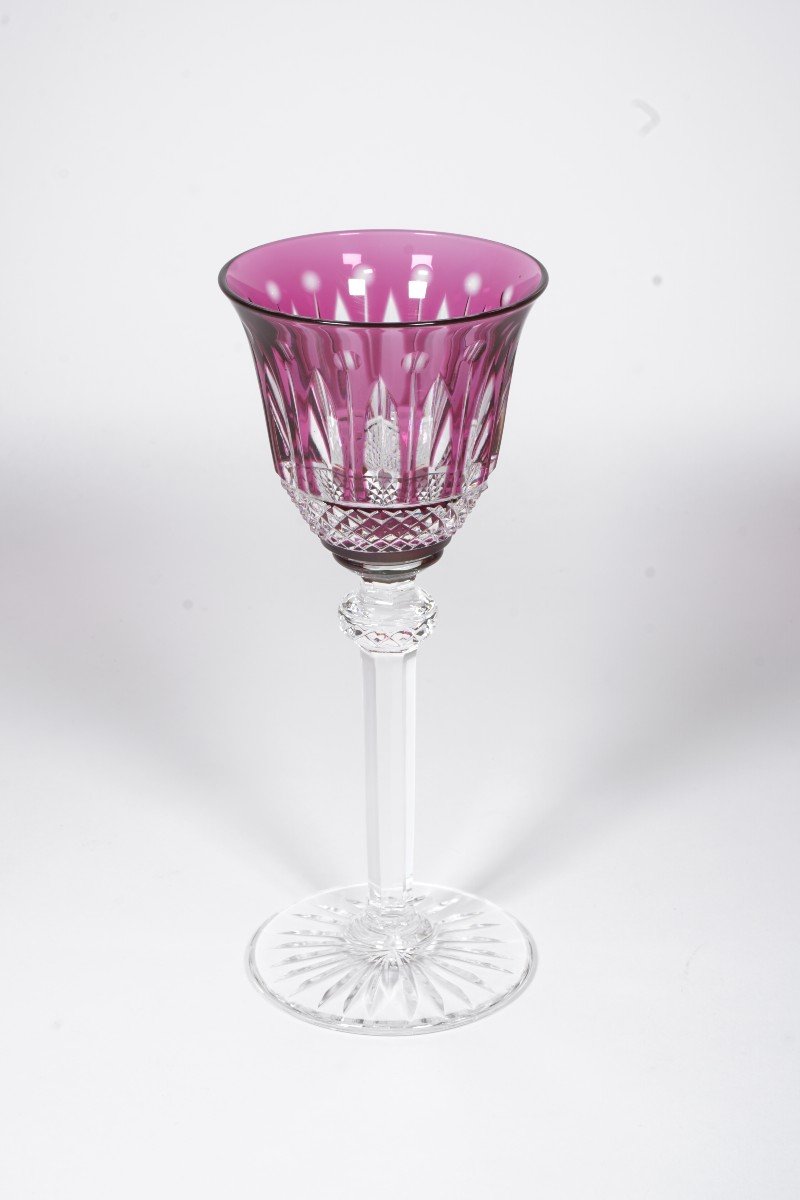 Verre à Porto Cristal Saint Louis Tommy Améthyste-photo-4