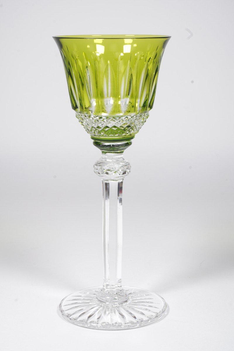 Verre à Porto Cristal Saint Louis Tommy Vert Chartreuse-photo-3