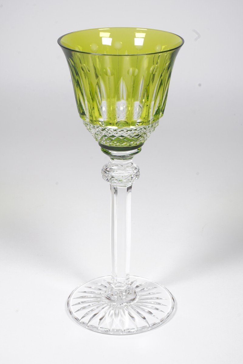 Verre à Porto Cristal Saint Louis Tommy Vert Chartreuse-photo-1