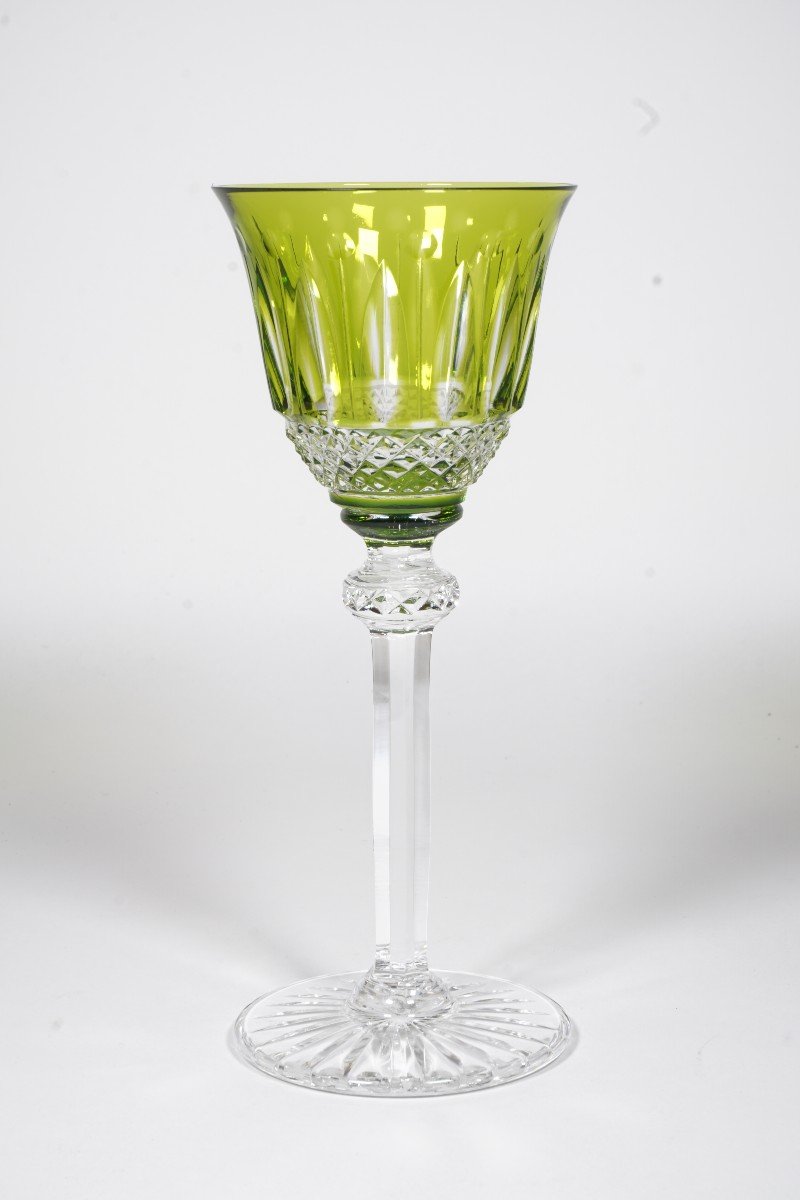 Verre à Porto Cristal Saint Louis Tommy Vert Chartreuse-photo-3