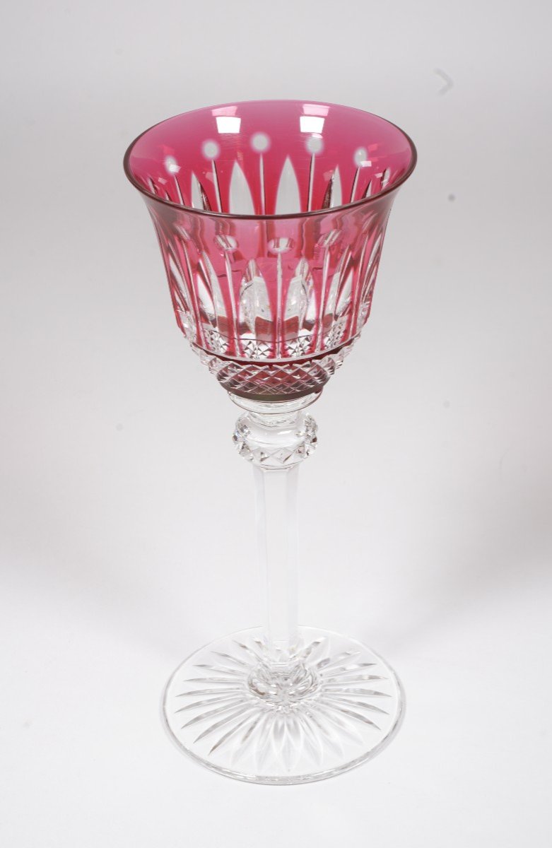 Verre à Porto Cristal Saint Louis Tommy Rouge