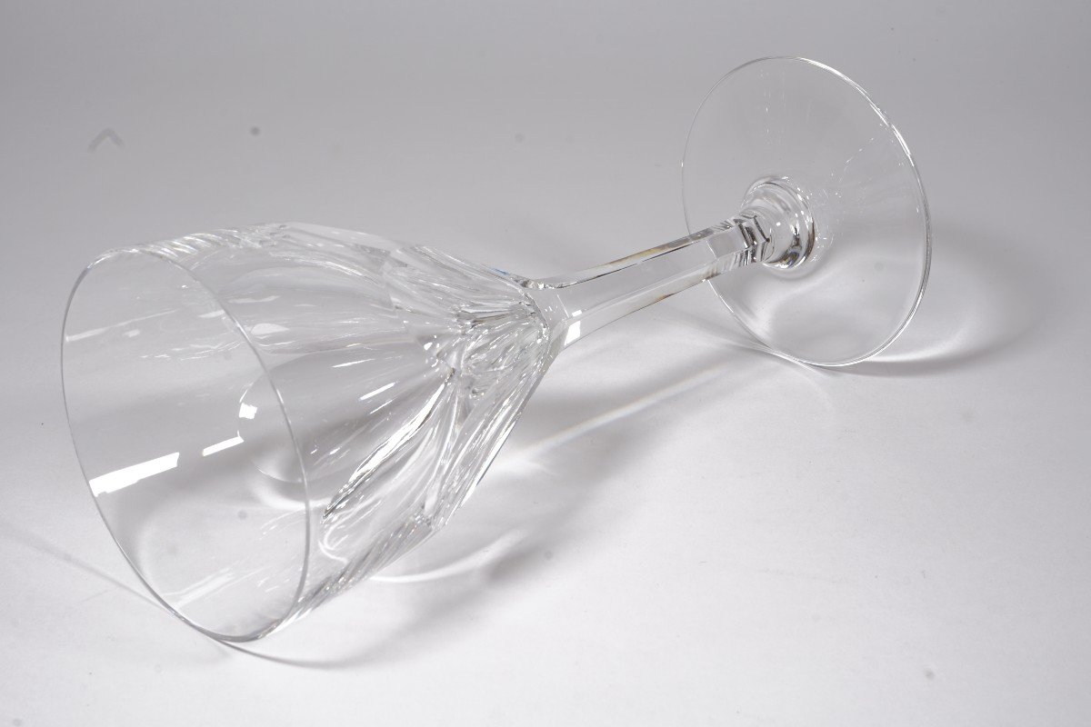 10 Saint Louis Bristol Crystal Water Glasses-photo-2