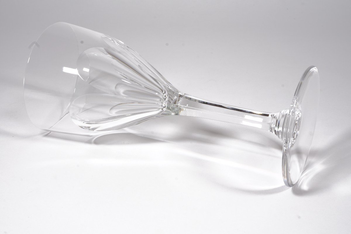10 Saint Louis Bristol Crystal Water Glasses-photo-4