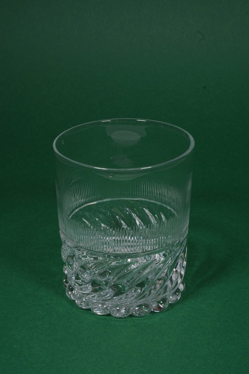 Baccarat , Saint Louis Crystal Goblet  Charles X-photo-1