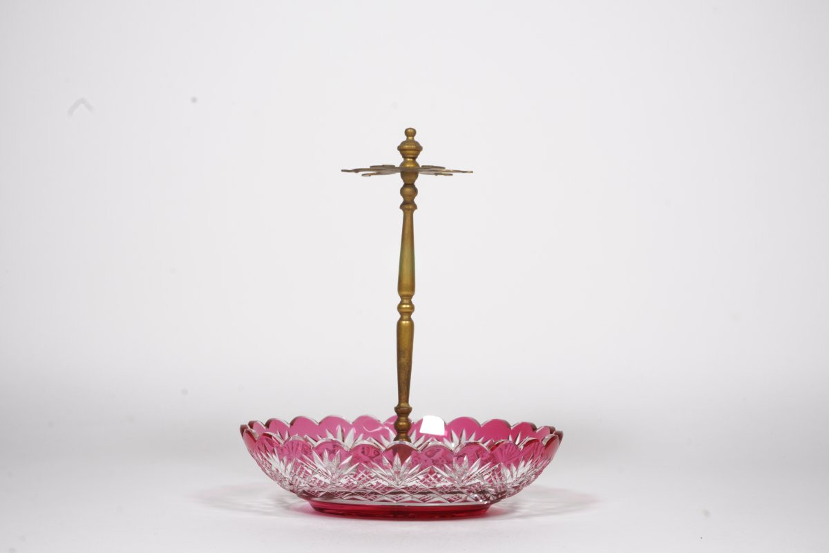 Garniture de toilette Cristal Baccarat rouge-photo-7