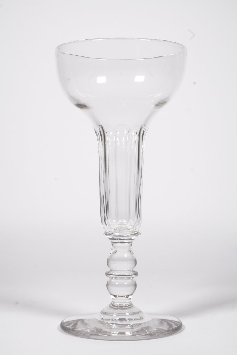 Flutes, verres à champagne cristal ancien Baccarat-photo-2