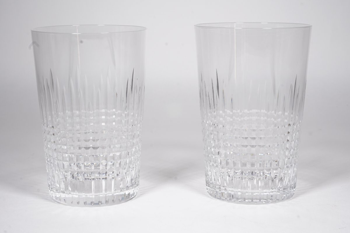 2 gobelets cristal Baccarat Nancy-photo-4