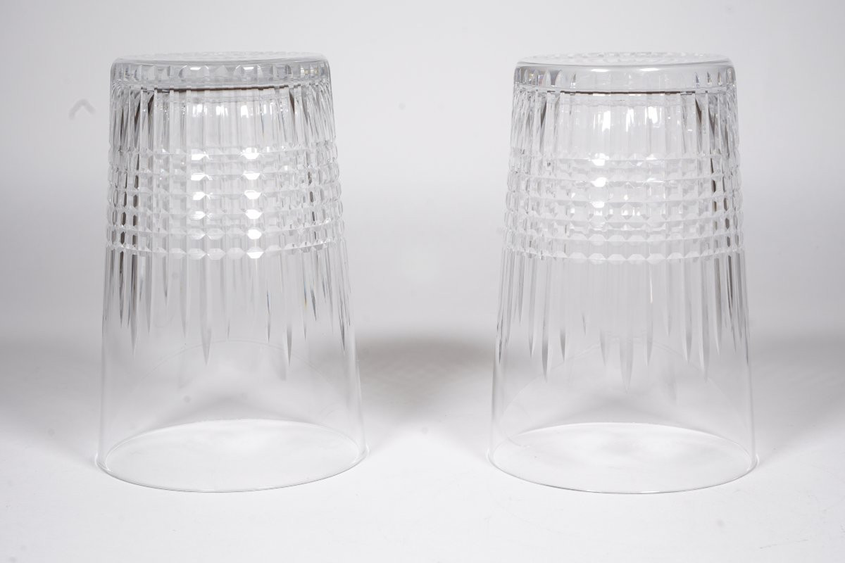 2 gobelets cristal Baccarat Nancy-photo-1