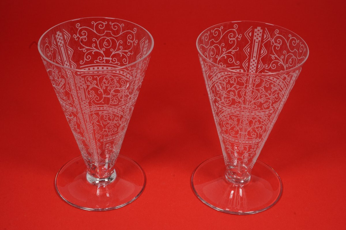 2 verres à eau cristal Baccarat Lido (8 verres disponibles)-photo-3