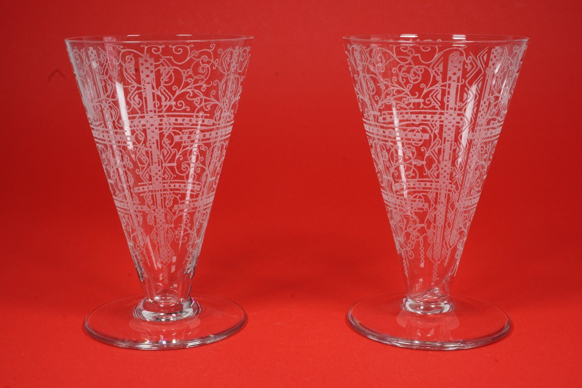 2 verres à eau cristal Baccarat Lido (8 verres disponibles)-photo-2