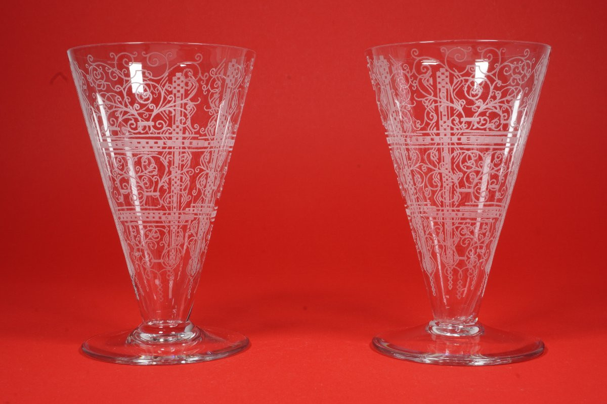 2 verres à eau cristal Baccarat Lido (8 verres disponibles)-photo-4