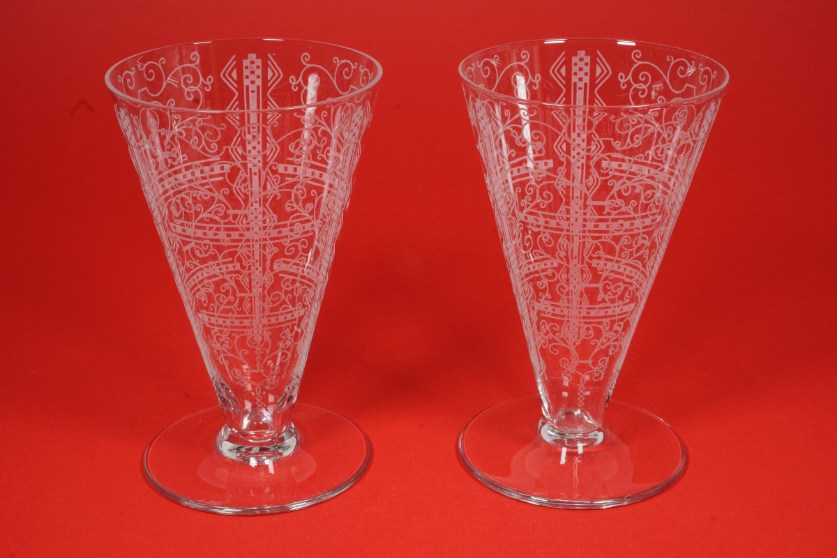 2 verres à eau cristal Baccarat Lido (8 verres disponibles)