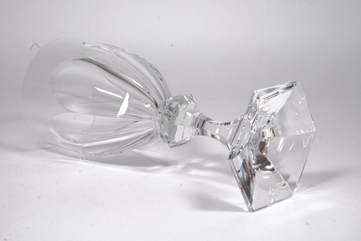 6 verres à eau en cristal Saint Louis Chambord-photo-4