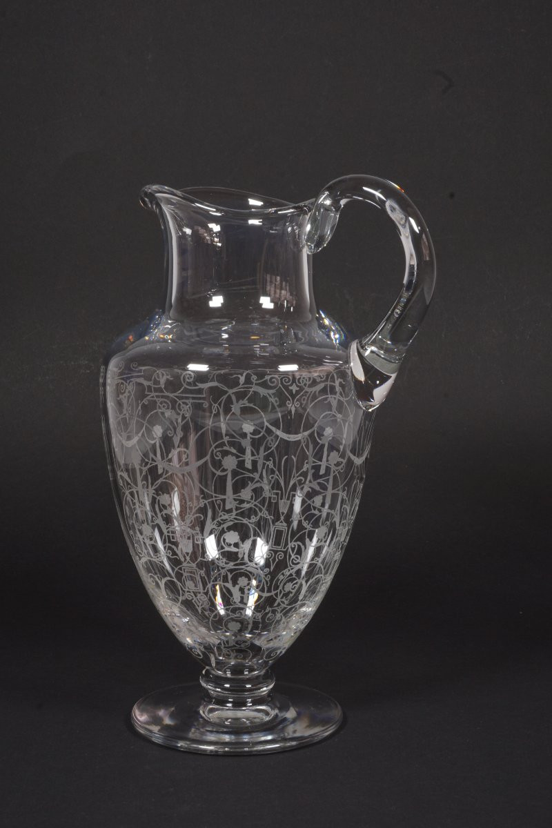 Baccarat Michelangelo Crystal Water Jug-photo-2