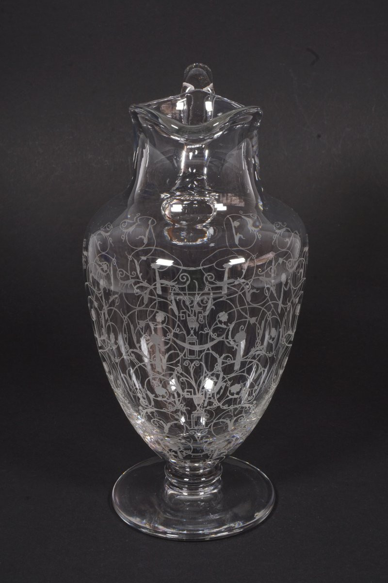Baccarat Michelangelo Crystal Water Jug-photo-3