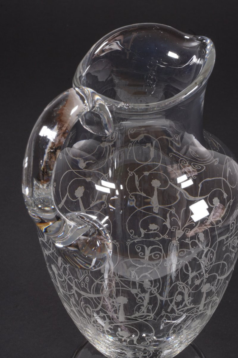 Baccarat Michelangelo Crystal Water Jug-photo-1