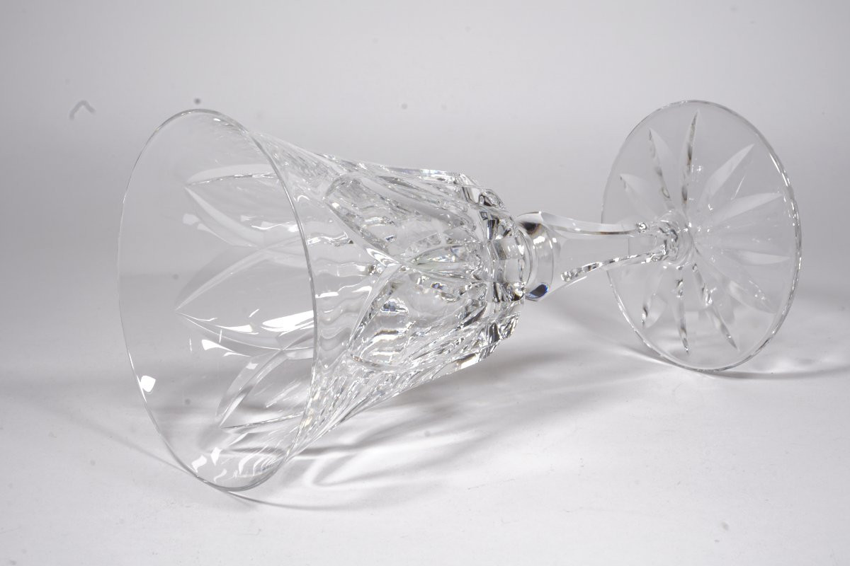 5 Saint Louis Camargue Crystal Water Glasses-photo-2