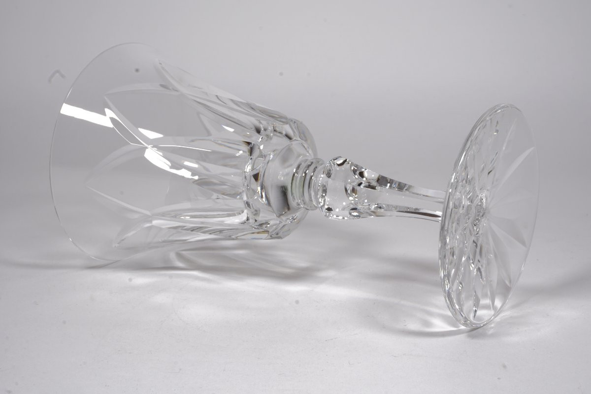 5 Saint Louis Camargue Crystal Water Glasses-photo-4