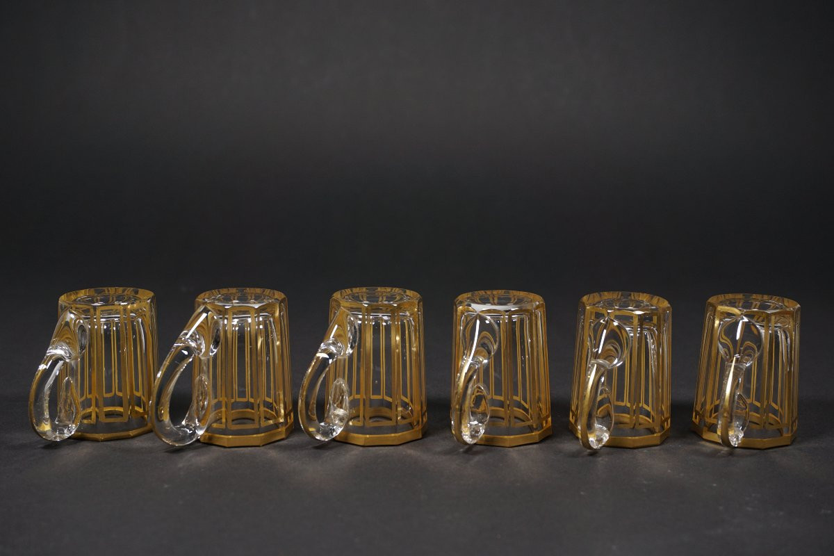 Cabaret, service à liqueur cristal Baccarat XIX-photo-2