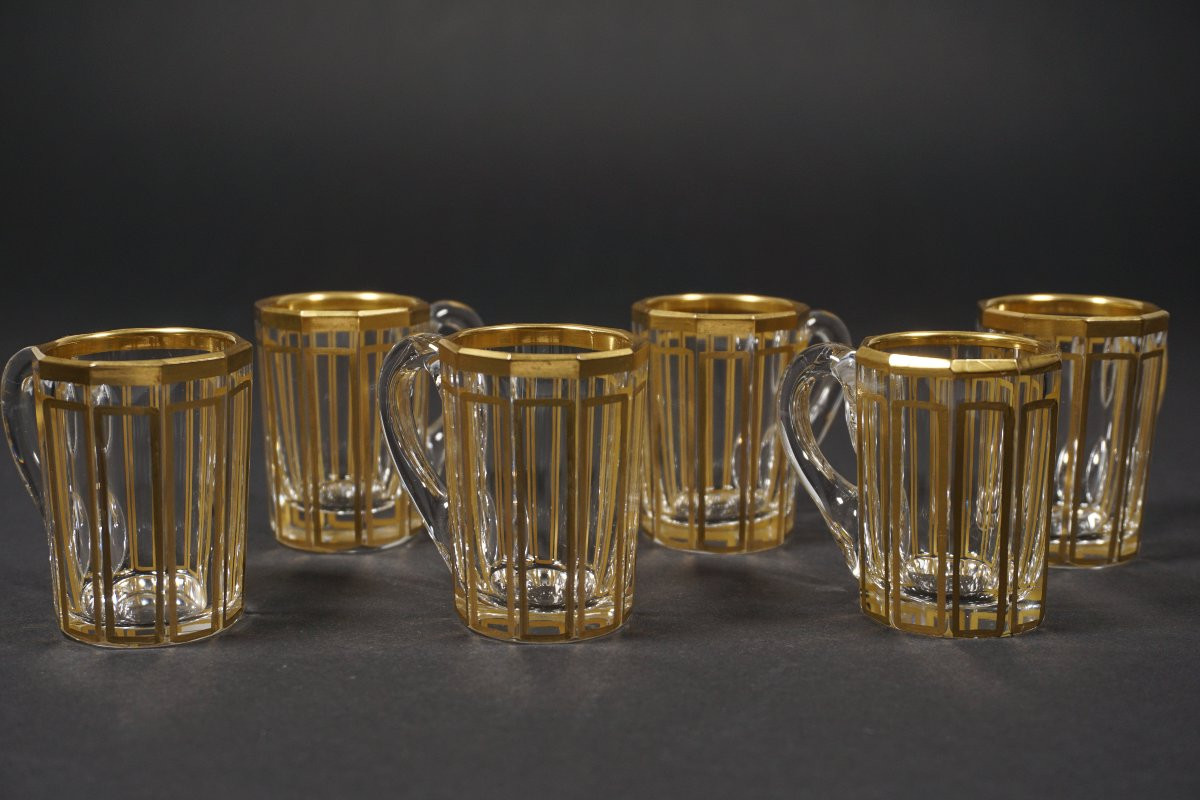 Cabaret, service à liqueur cristal Baccarat XIX-photo-3