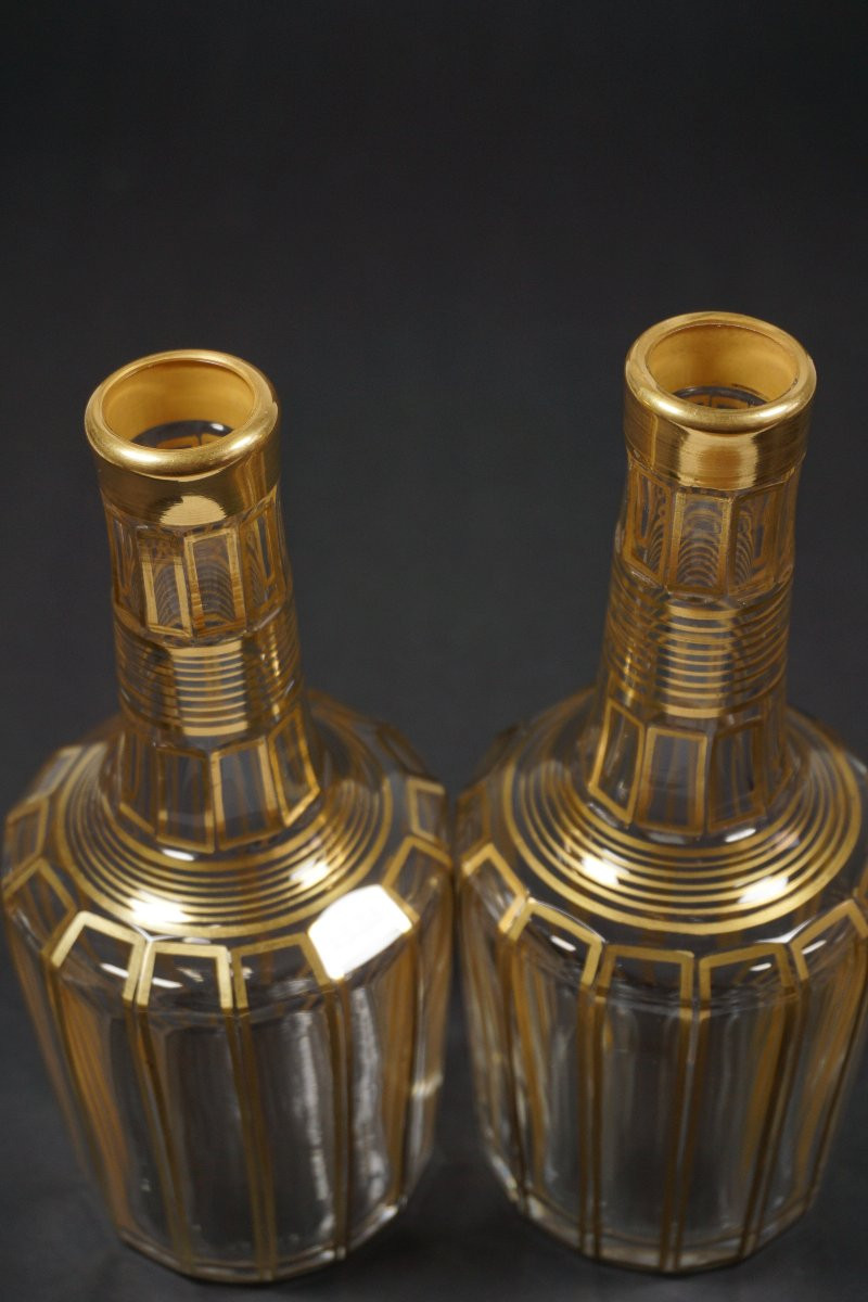 Cabaret, service à liqueur cristal Baccarat XIX-photo-7