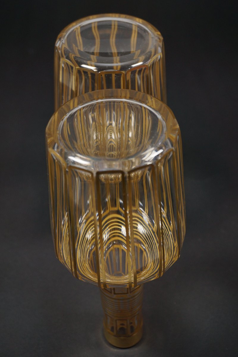 Cabaret, service à liqueur cristal Baccarat XIX-photo-8