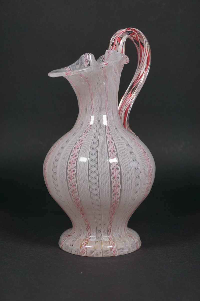 Pitcher, Water Jug In The Style Of Venice, Saint Louis, Baccarat, Clichy?-photo-3