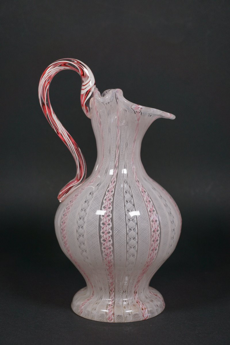 Pitcher, Water Jug In The Style Of Venice, Saint Louis, Baccarat, Clichy?-photo-1