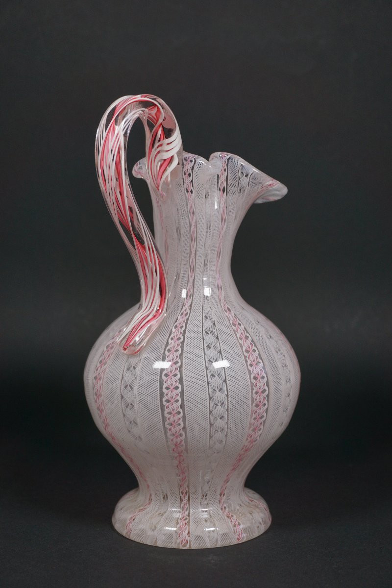 Pitcher, Water Jug In The Style Of Venice, Saint Louis, Baccarat, Clichy?-photo-2